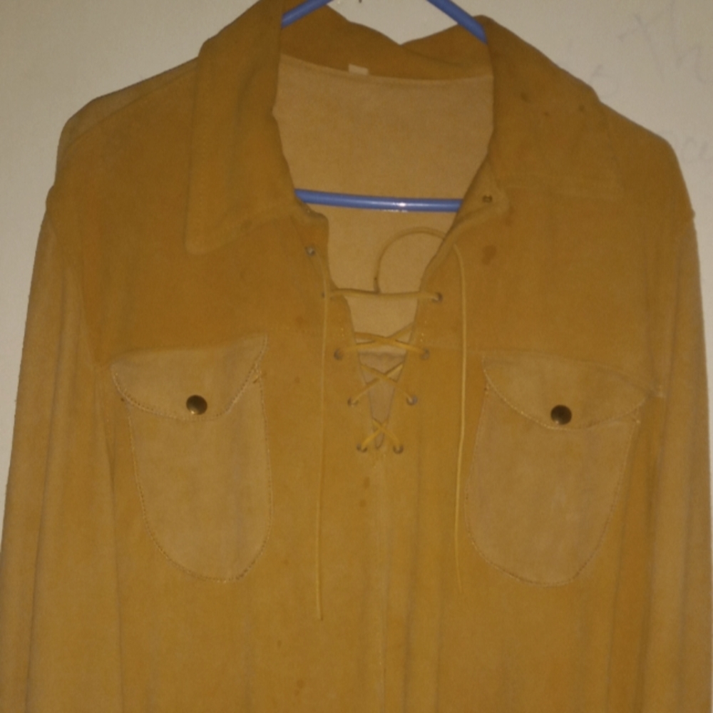 Deer skin pullover men's size 44